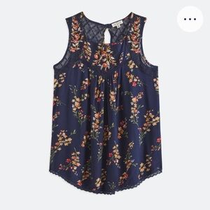 mason & belle Tempesta lace-detail blouse